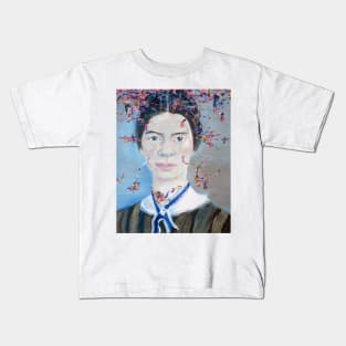 EMILY DICKINSON oil portrait Kids T-Shirt